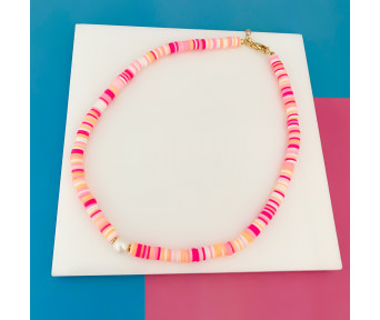 Colar Fimo Colors detalhe Pérola Shell