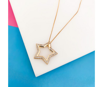 Colar Estrela Cravejada
