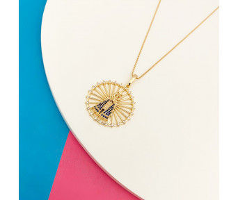 Colar com Mandala Nossa Senhora