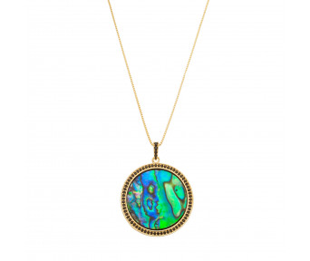 Colar Pingente Abalone