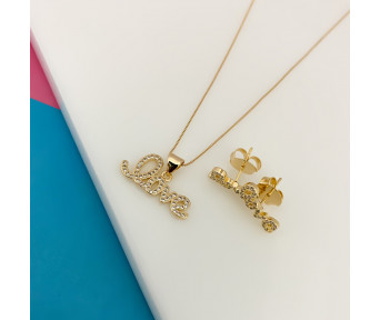 Conjunto Love Cravejado