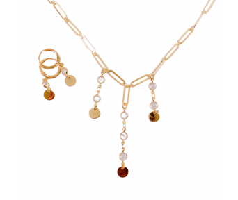 Conjunto Luz Colar e Brinco