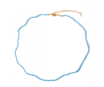 Choker Mini Pedra Natural Turquesa