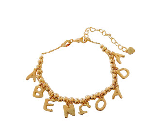Pulseira Bolinhas Palavra Abençoada