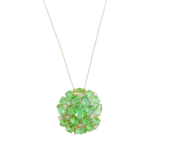 Colar Mandala Cristais Luxo