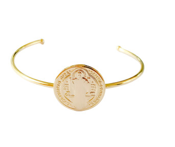 Bracelete Medalha São Bento Média