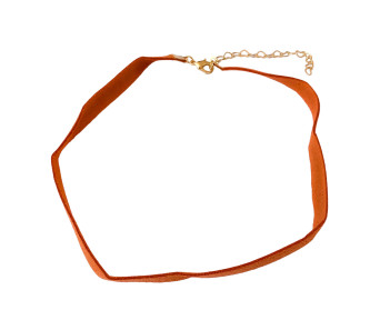 Choker Camurça Laranja