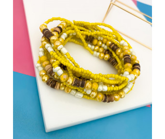 Conjunto Doze Pulseiras Bijuteria Fina