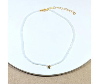 Choker Cristal com Estrela Dourada 