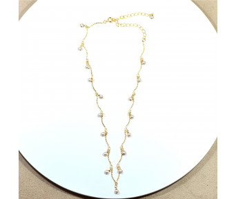 Choker Detalhe Pérola 