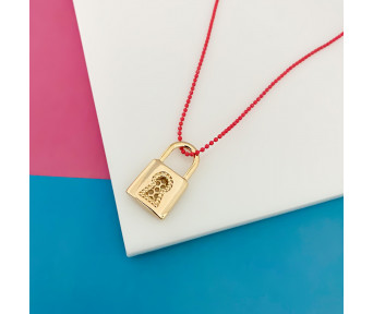 Colar Colors com Cadeado
