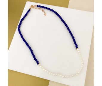 Choker Cristal e Perola Shell