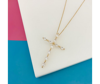 Crucifixo Zircônias