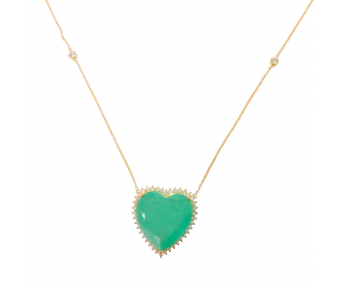 Colar Coração Fusion Original Luxo com Corrente Cadeadinho