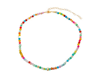 Choker Pedras Naturais Coloridas